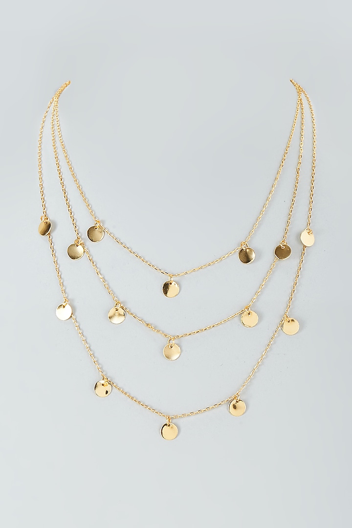 Gold Finish Layered Necklace by Nyela at Pernia's Pop Up Shop