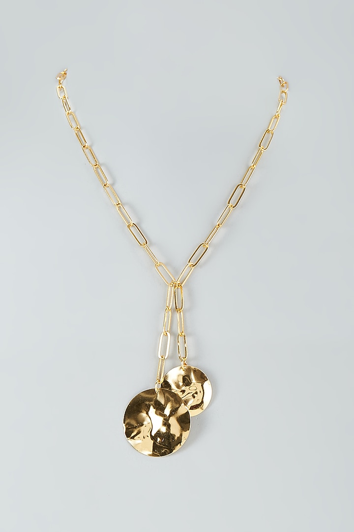 Gold Finish Chain Necklace by Nyela at Pernia's Pop Up Shop