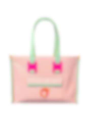 Pink Vegan Leather Tote Bag by Oceana