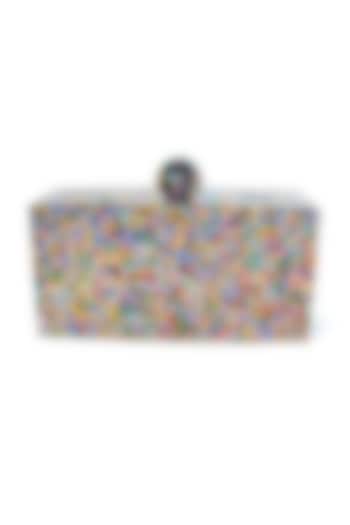 Multi-Colored Glitter Mini Clutch by Oceana