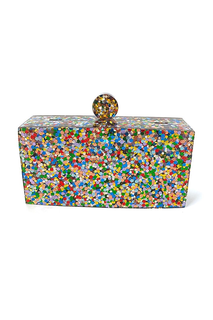 Multi-Colored Glitter Mini Clutch by Oceana at Pernia's Pop Up Shop
