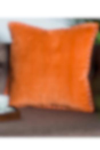 Orange Striped Cushion Covers (Set of 2) by Ode and Cleo at Pernia's Pop Up Shop