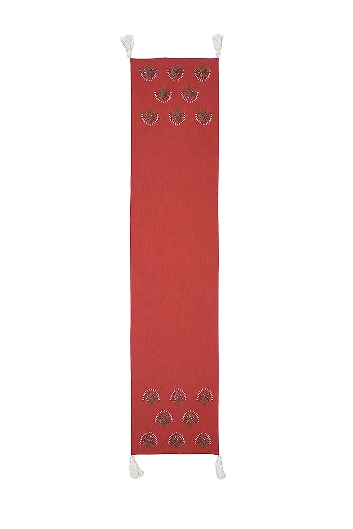 Bronze Cotton Mats and Runner Set by Ode And Cleo at Pernia's Pop Up Shop