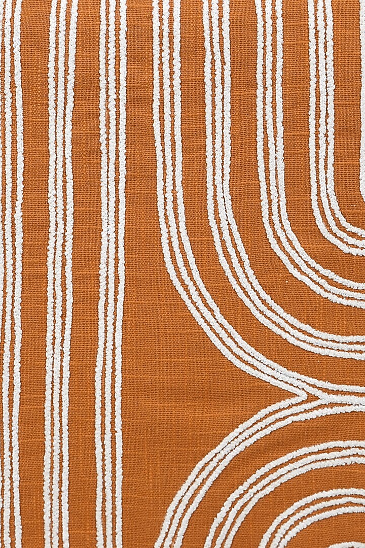 Yellow Cotton Mats and Runner Set by Ode And Cleo at Pernia's Pop Up Shop