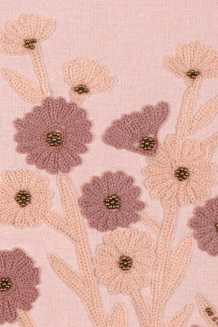Pink Cotton Placemats Set by Ode And Cleo at Pernia's Pop Up Shop