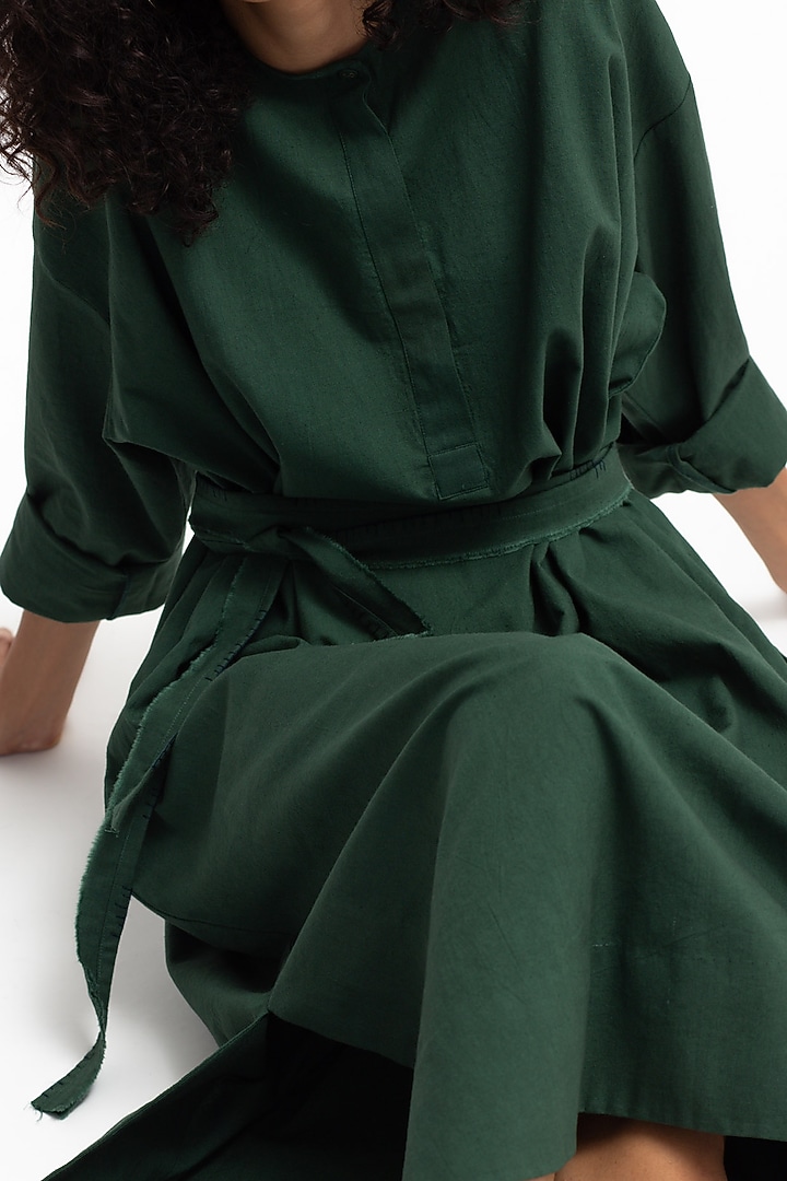 Green Printed Kurta Set by OFrida at Pernia's Pop Up Shop