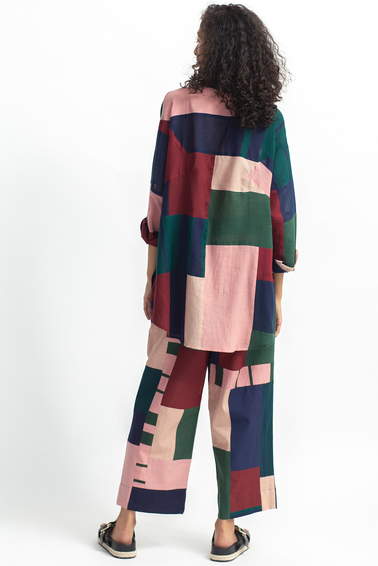 Urmi Daga in Patchwork Kurta Set