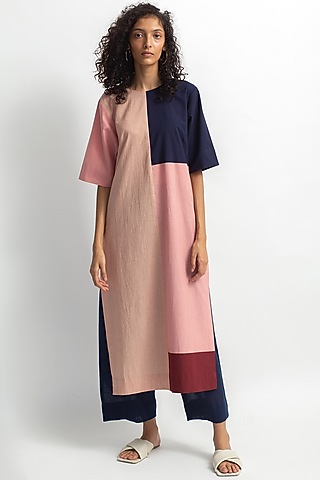 Multi Colored Patchwork Tunic Set by OFrida