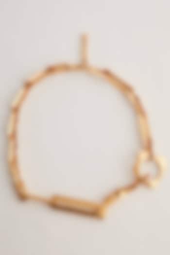 Gold Plated Chain Necklace by Outhouse