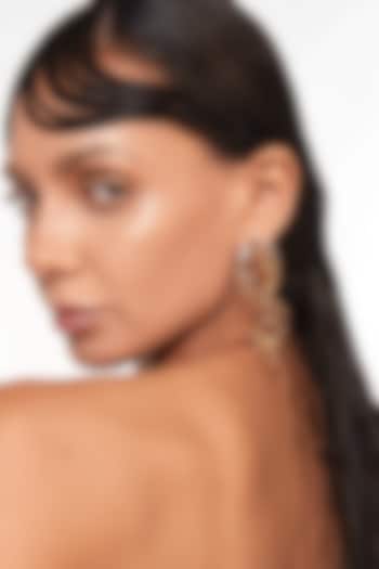 Gold Plated Loop Earrings by Outhouse at Pernia's Pop Up Shop