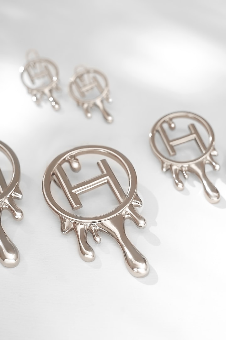 Silver Plated Silver Earrings by Outhouse at Pernia's Pop Up Shop