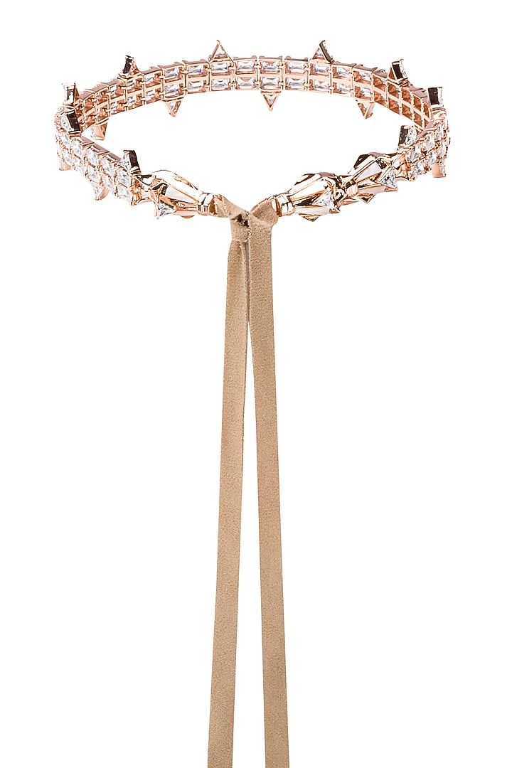 Outhouse presents Lily white choker available only at Pernia's Pop Up Shop.