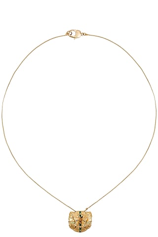 Gold Plated Instar Ball Pendant by Outhouse