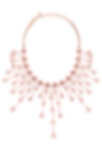 Rose Gold Plated Cluster Necklace by Outhouse