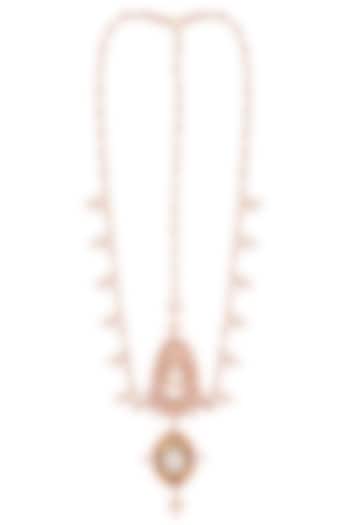 Rose gold plated jewel me headgear available only at Pernia's Pop Up Shop.