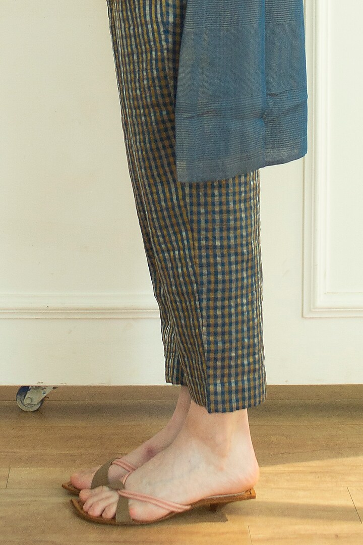 Marina Handloom Linen Silk Tunic Set by OJA at Pernia's Pop Up Shop