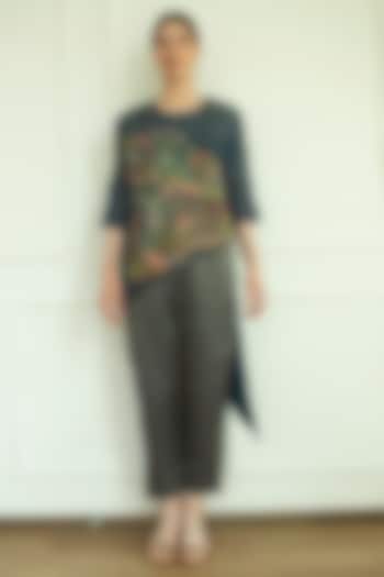 Marina Handloom Linen Silk Tunic Set by OJA at Pernia's Pop Up Shop