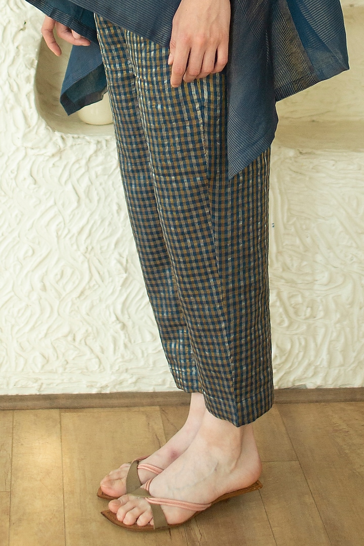 Marina Handloom Linen Silk Tunic Set by OJA at Pernia's Pop Up Shop
