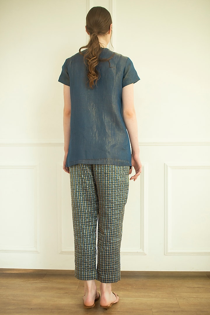Marina Handloom Linen Silk Tunic Set by OJA at Pernia's Pop Up Shop
