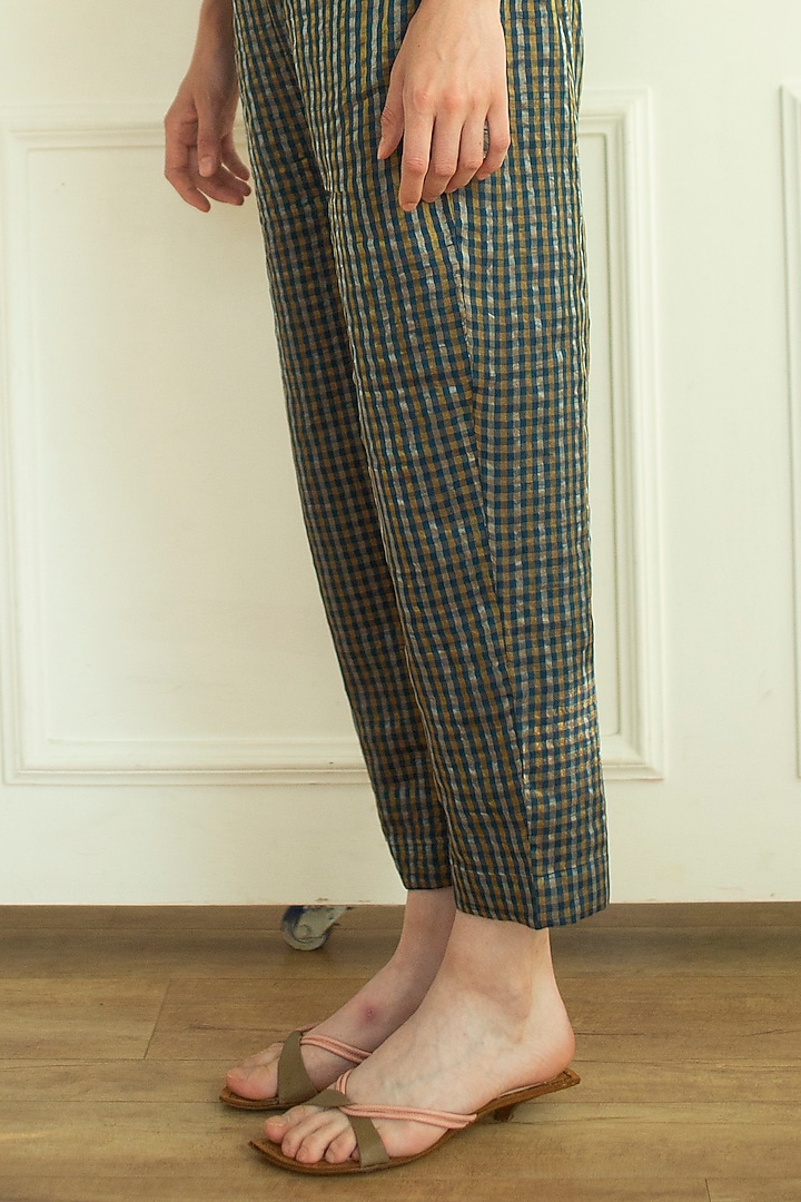 Marina Handloom Linen Silk Tunic Set by OJA at Pernia's Pop Up Shop