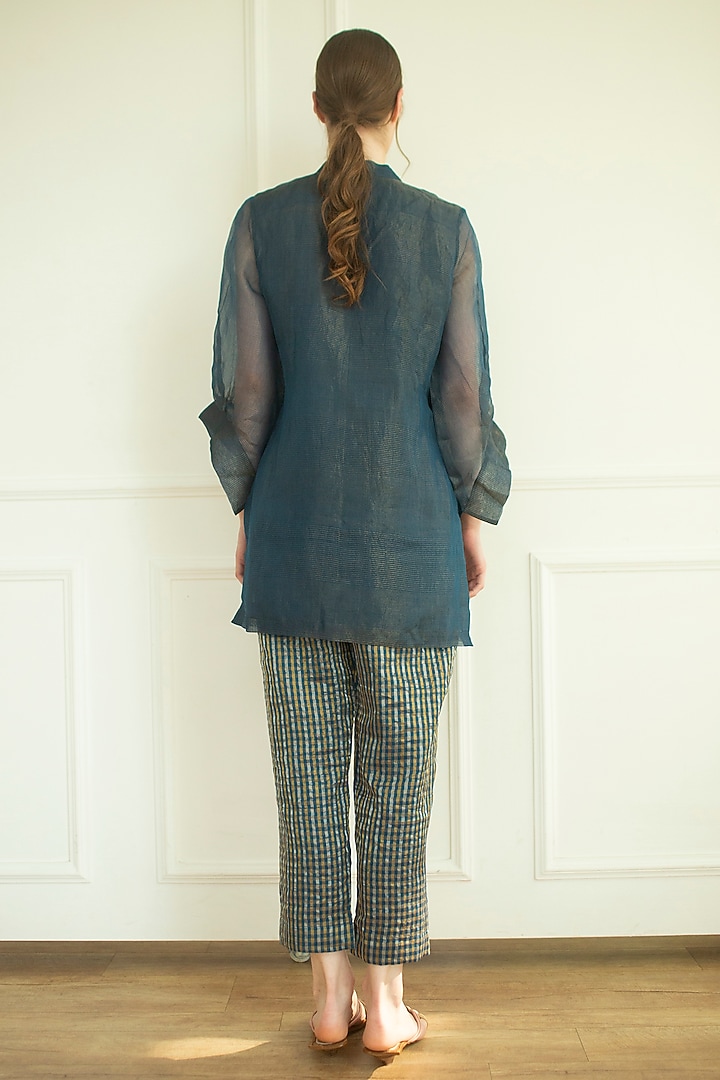 Marina Handloom Linen Silk Tunic Set by OJA at Pernia's Pop Up Shop