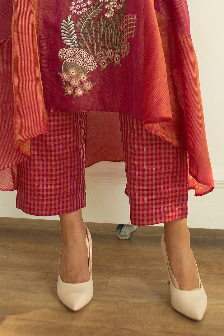 Flamingo Embroidered Tunic Set by OJA at Pernia's Pop Up Shop