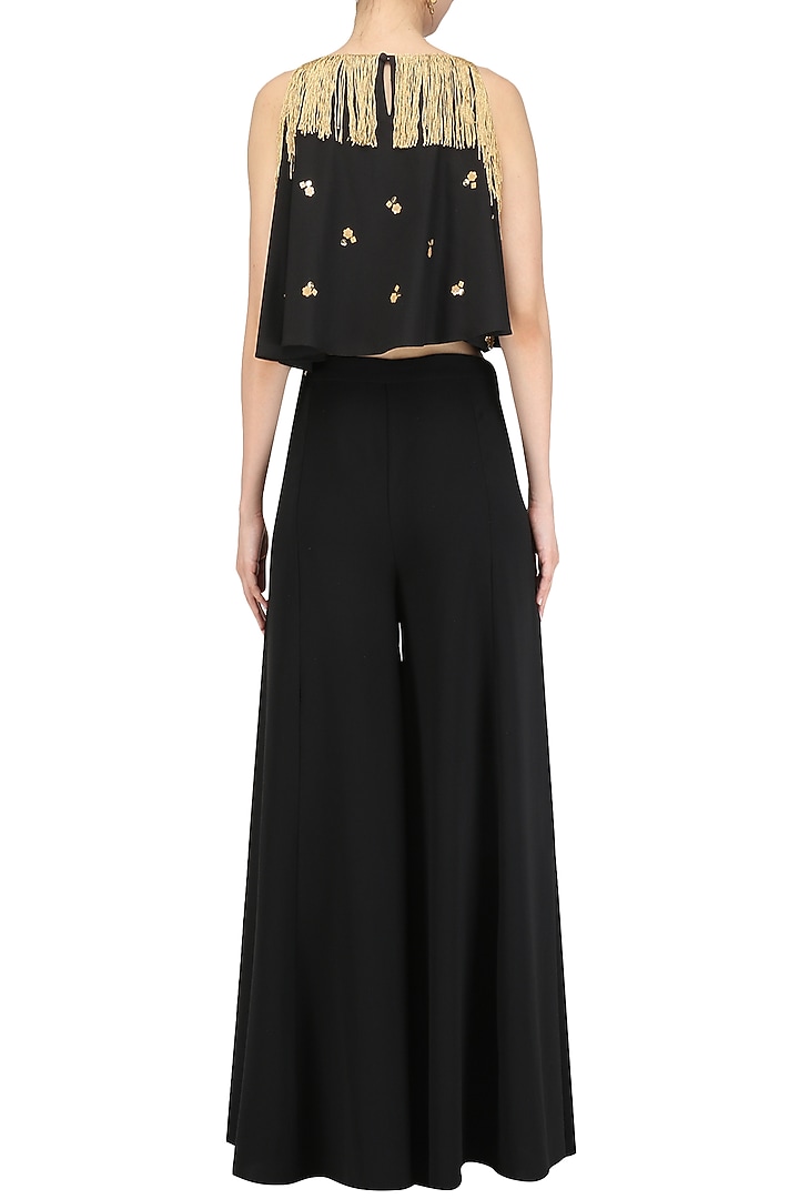 Black wide leg palazzo pants available only at Pernia's Pop Up Shop.