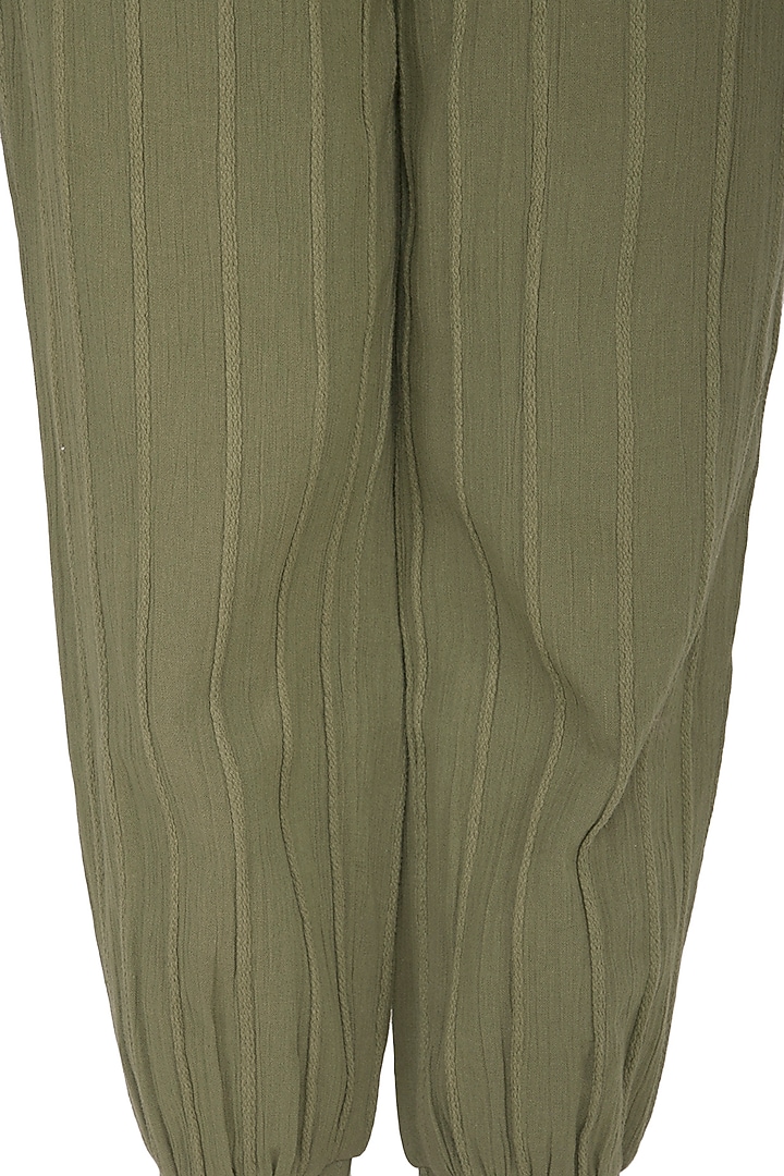 Green Jogger Pants by Ollari at Pernia's Pop Up Shop