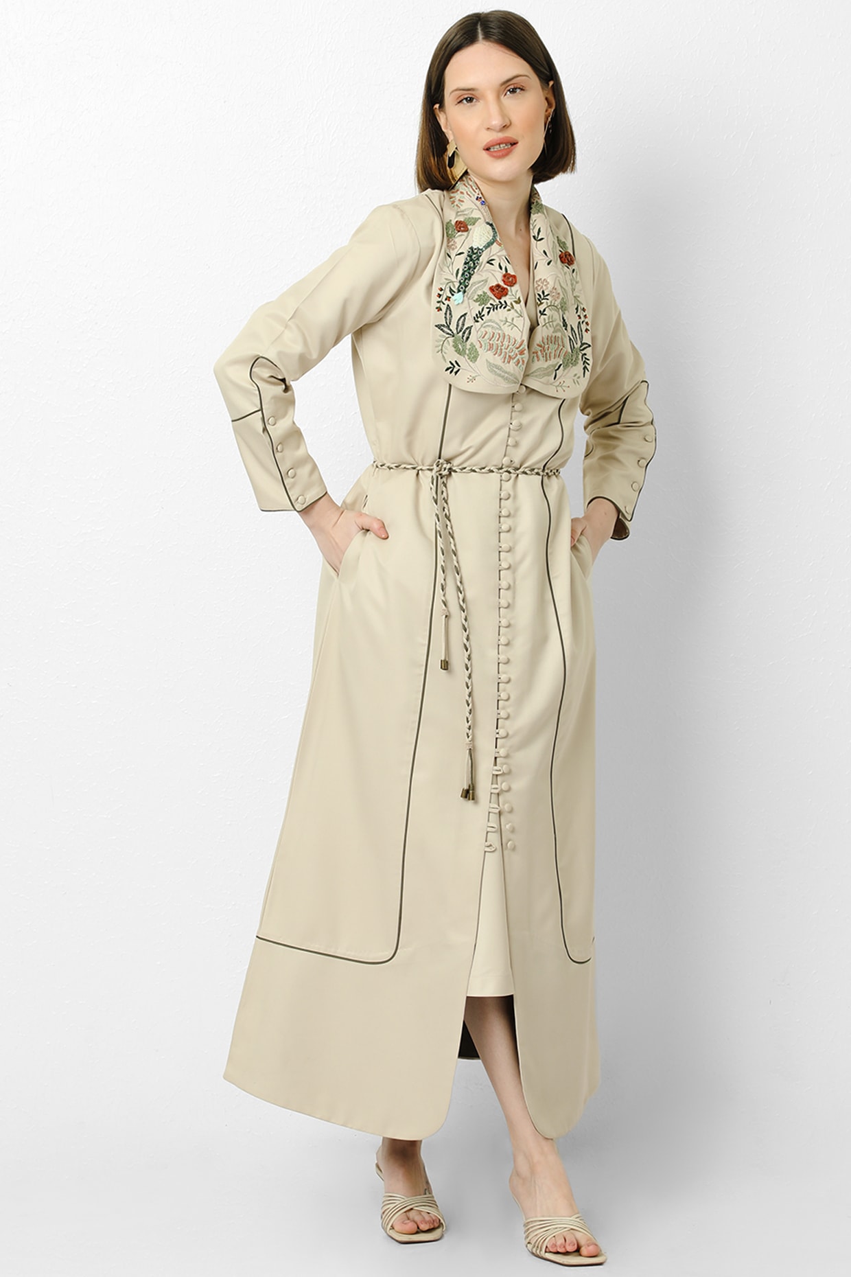 Viscose hot sale trench coat