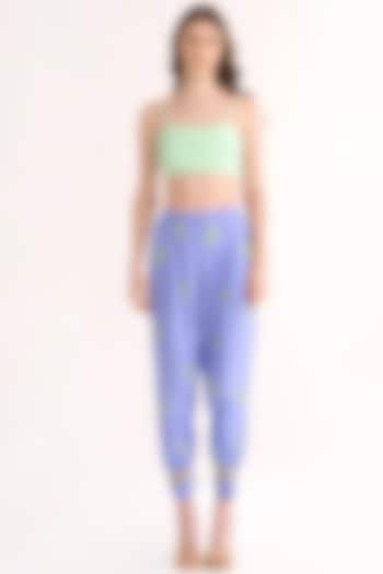 Blueberry Cotton Poplin Pants by Our Love
