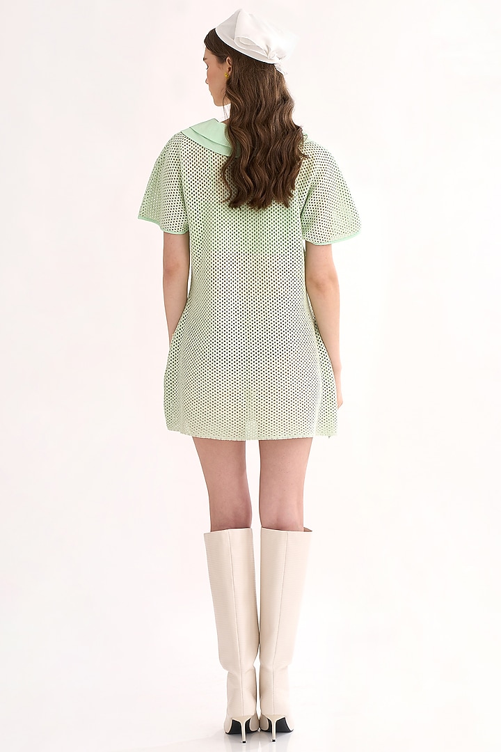 Mint Green Mesh Tunic by Our Love at Pernia's Pop Up Shop