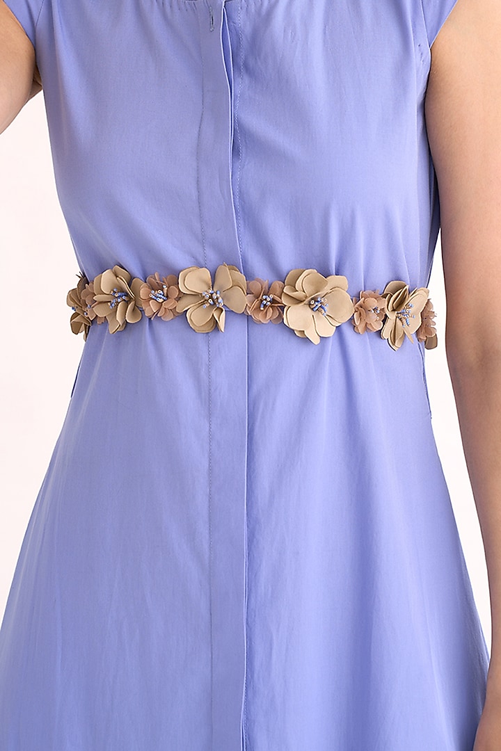 Oat Hand Embroidered Belt by Our Love at Pernia's Pop Up Shop