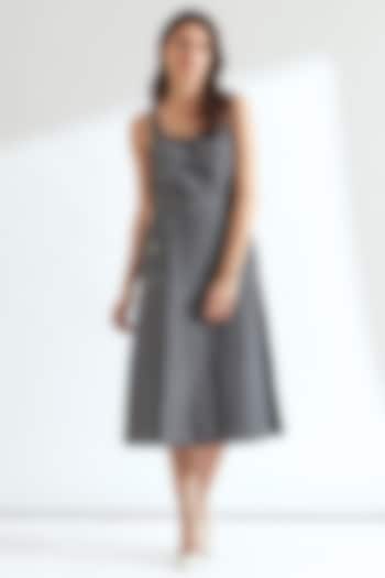 Grey Denim Midi Summer Dress by Our Love at Pernia's Pop Up Shop