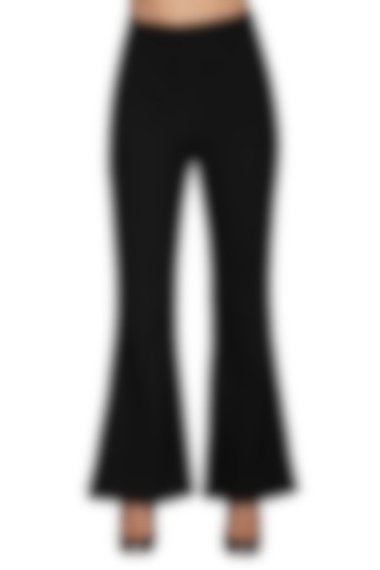 Black Fit & Flare Pants by Our Love at Pernia's Pop Up Shop