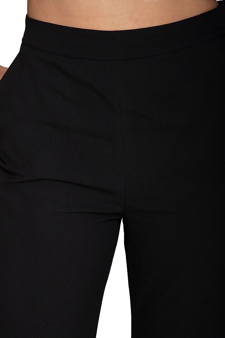 Black Fit & Flare Pants by Our Love at Pernia's Pop Up Shop