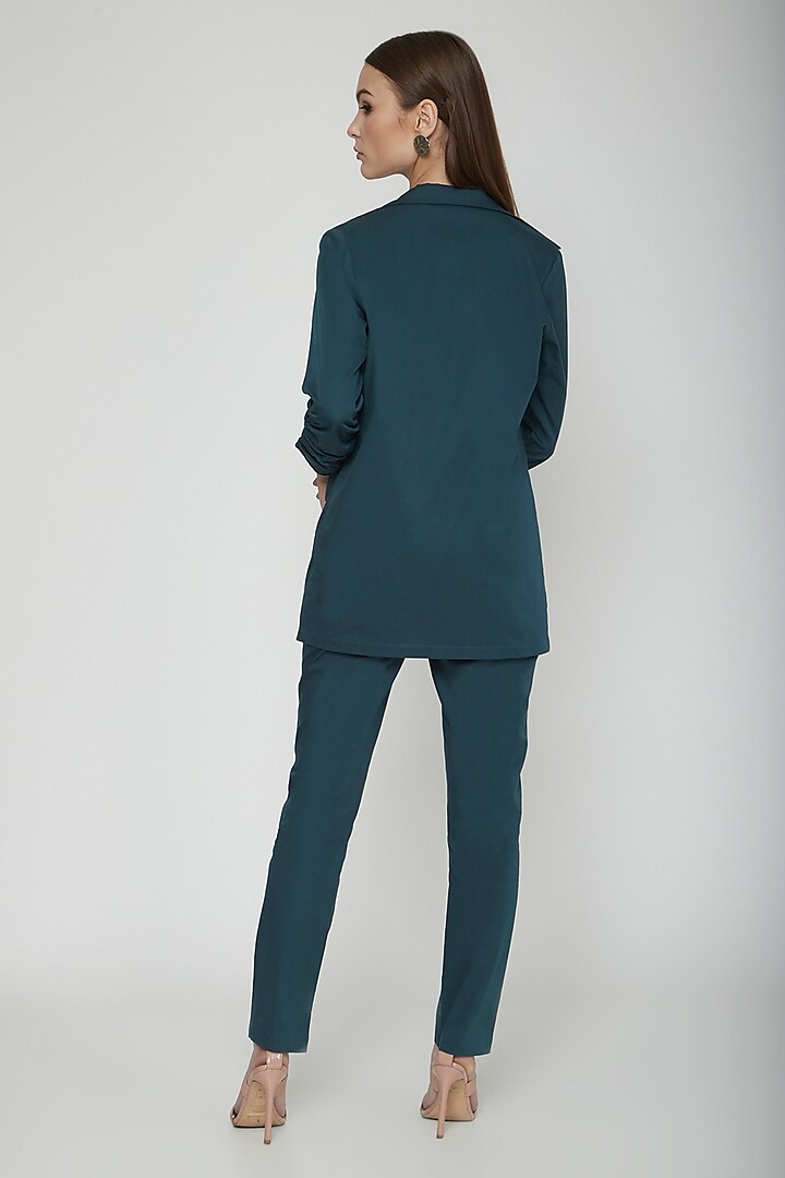 Teal Green Formal Trouser Pants Design by Our Love at Pernia's Pop Up ...