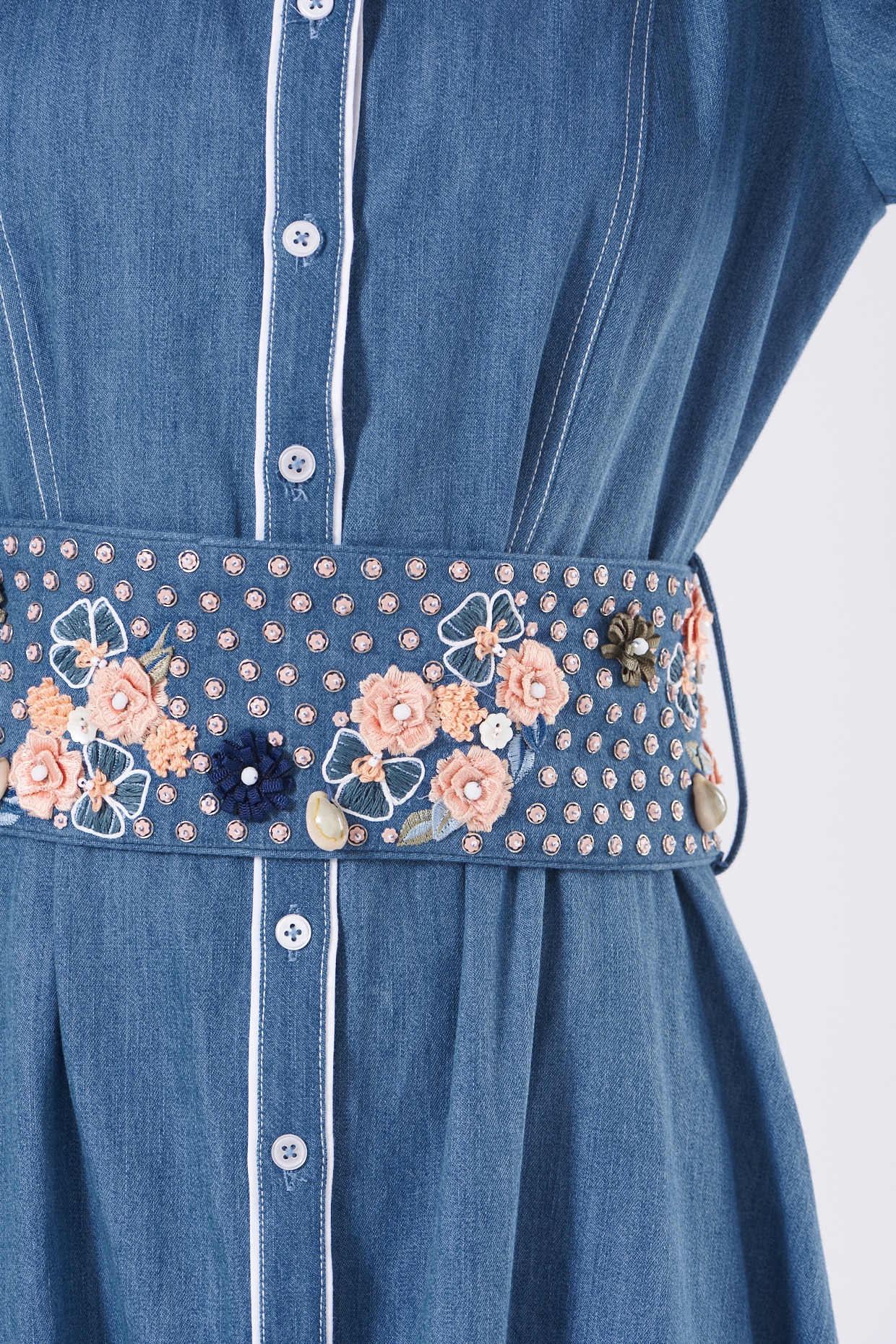 Joe Browns Women's Zip Through Long Sleeve Mid Wash Denim Dress, Blue, 6 :  Amazon.co.uk: Fashion