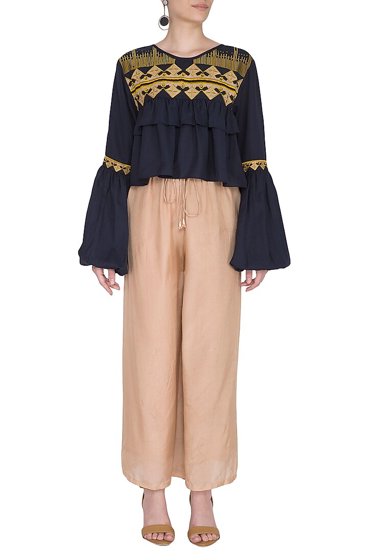 Chesnut Wide Leg Pants by Ollari at Pernia's Pop Up Shop