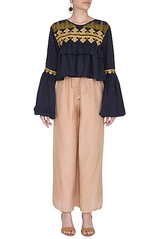 Chesnut Wide Leg Pants by Ollari