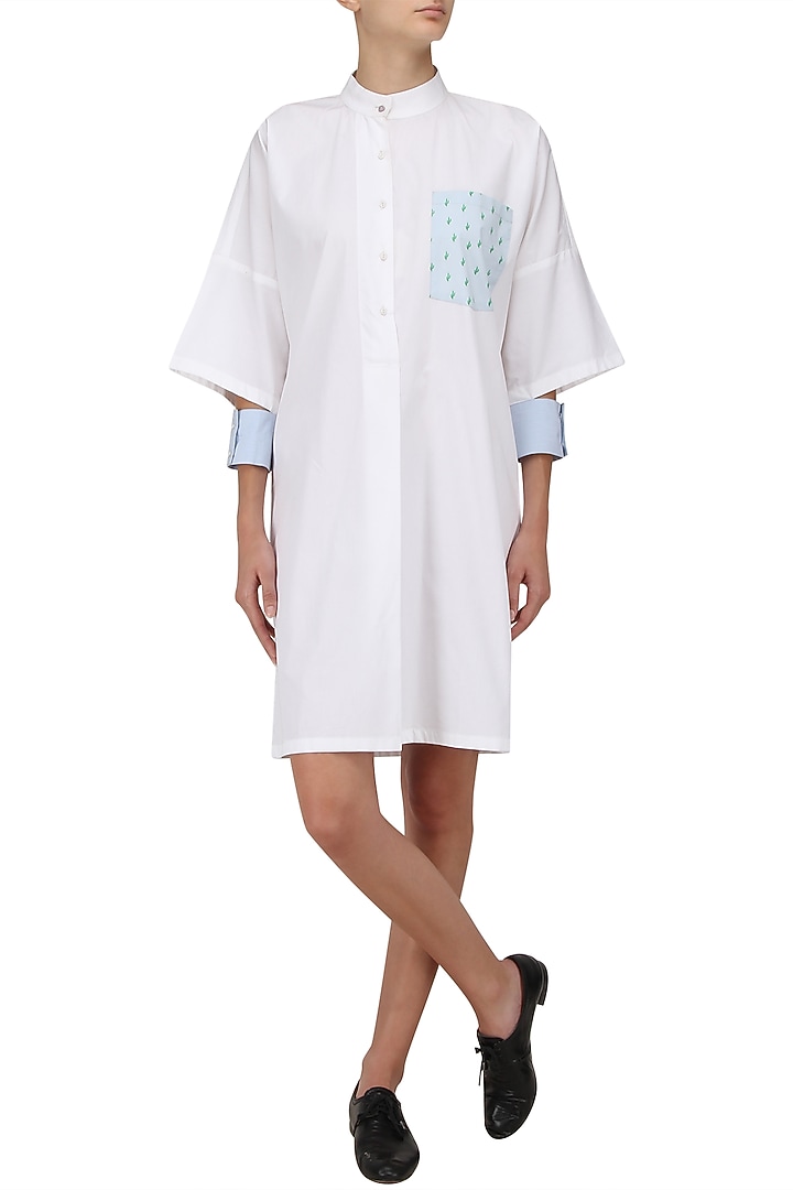 cactus shirt dress Basic Preslie Poplin Shirt Dress Cactus L
