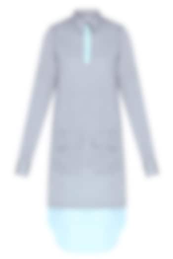 Grey and blue tennis shirt dress available only at Pernia's Pop Up Shop.