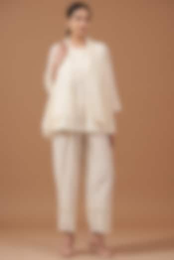 Off-White Lace Jacket by OMI at Pernia's Pop Up Shop