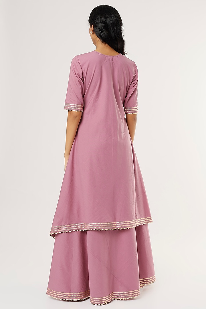 Lilac Embellished Maxi Summer Dress by Omaana Jaipure at Pernia's Pop Up Shop