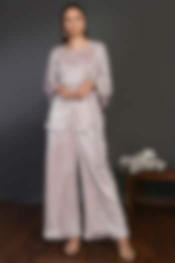 Crystal Pink Shimmer Co-Ord Set by Onaya at Pernia's Pop Up Shop
