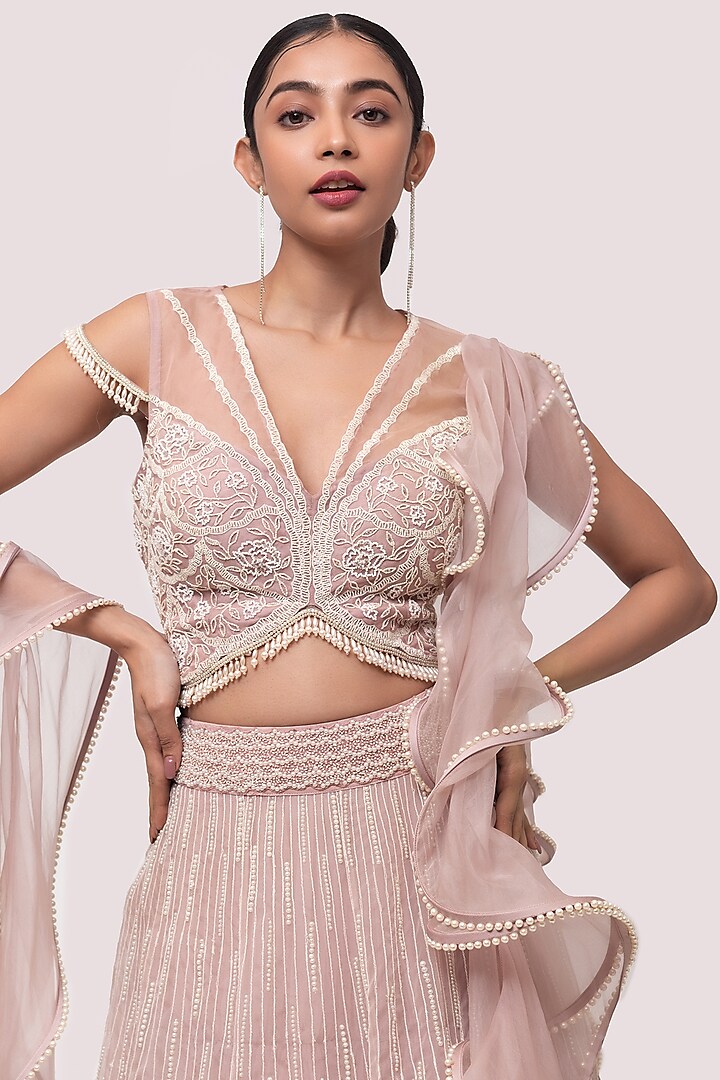 Silver Embellishments Chic Crop Cut Sequin Top