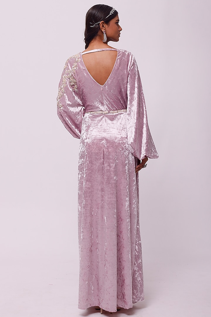Pink Embellished Maxi Summer Dress by Onaya at Pernia's Pop Up Shop