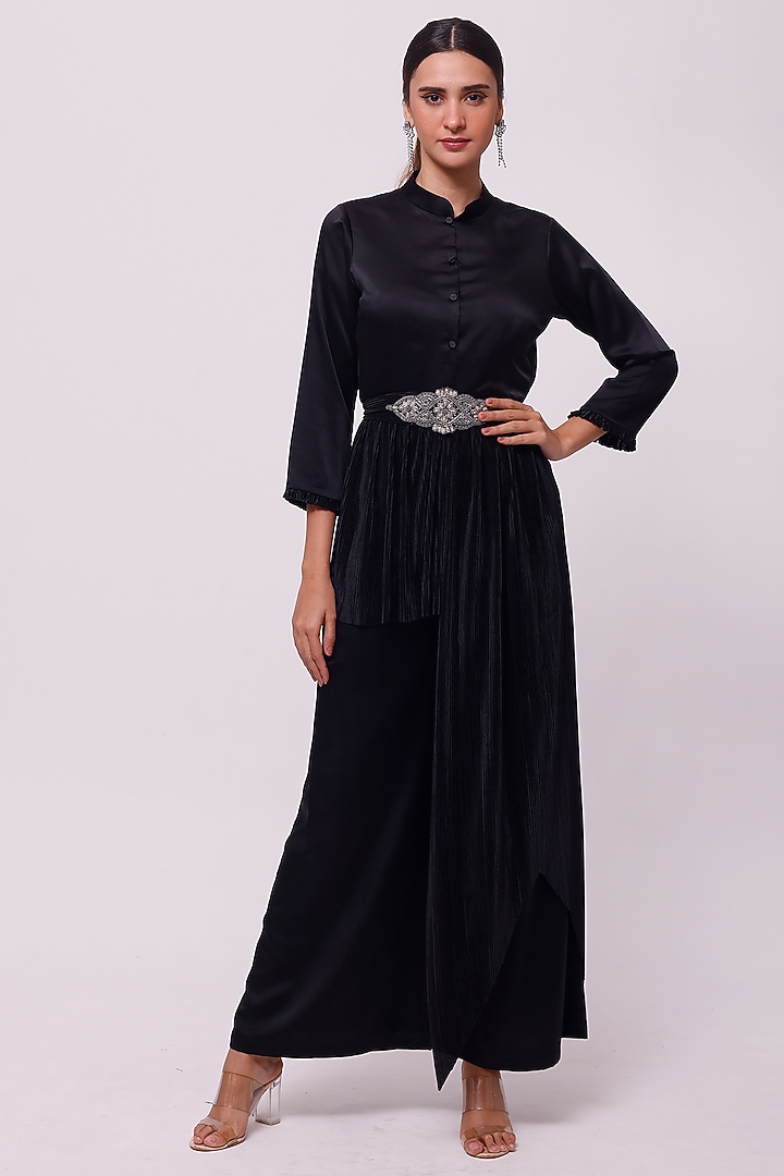 Black Printed Summer Dress by Onaya at Pernia's Pop Up Shop