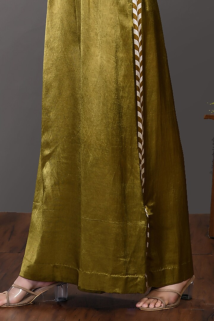 Green Jumpsuit With Belt by Onaya at Pernia's Pop Up Shop