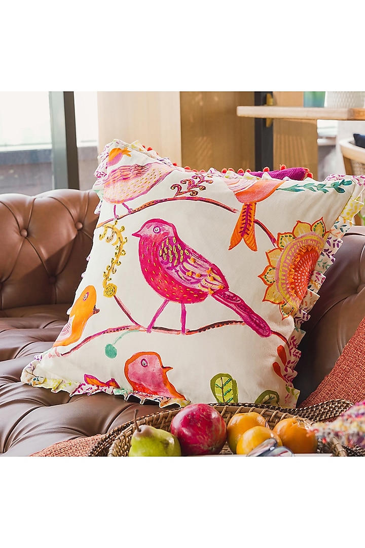 Pink & Fuchsia Cotton Cushion Cover by Onset homes at Pernia's Pop Up Shop