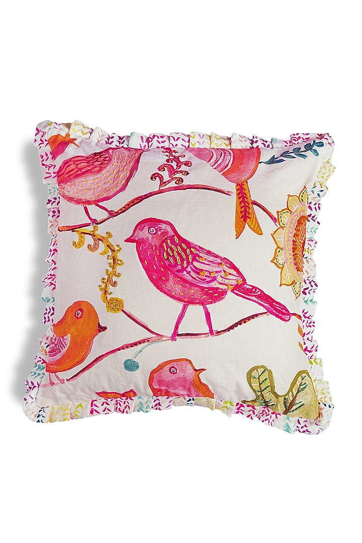 Pink & Fuchsia Cotton Cushion Cover by Onset homes at Pernia's Pop Up Shop
